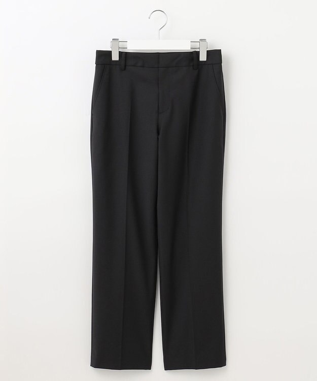 J.PRESS LADIES L BAHARIYE SOLID テーパード パンツ ブラック系