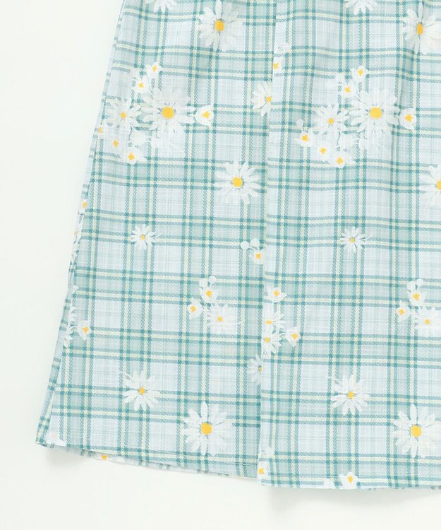 組曲 KIDS 【S-Lサイズ】マーガレットチェック 浴衣 セージ系5