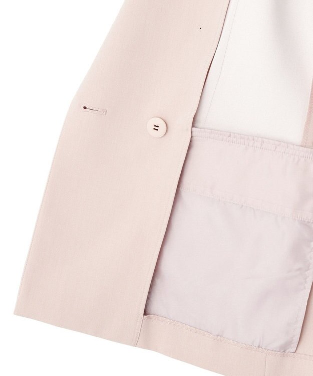 YECCA VECCA ロングテーラードジャケット Pink