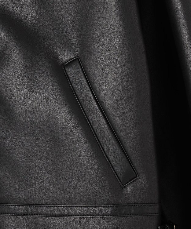 Feroux 【古畑星夏さん着用】ボアフライト ジャケット ブラック系