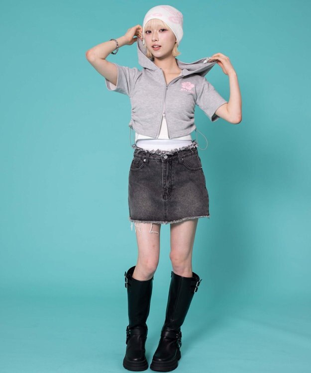 WEGO 別注PIKOパーカー 杢グレー