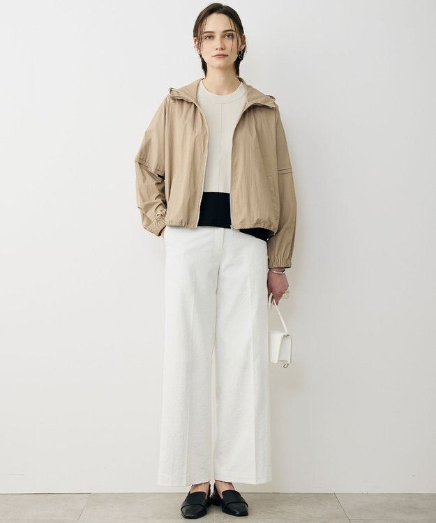 ICB L クールシェイド ラッシュガードブルゾン バーントアンバー