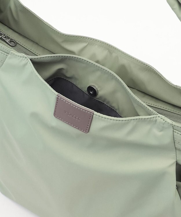 Y'SACCS 【ナイロンタフタ】トラベルショルダーリュック ライトグリーン