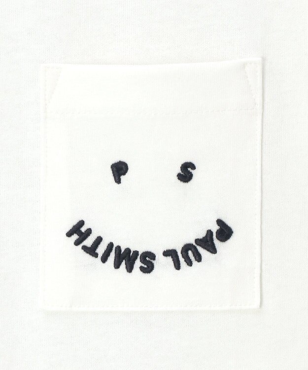 Paul Smith PS Paul Smith Happy 長袖Tシャツ オフホワイト
