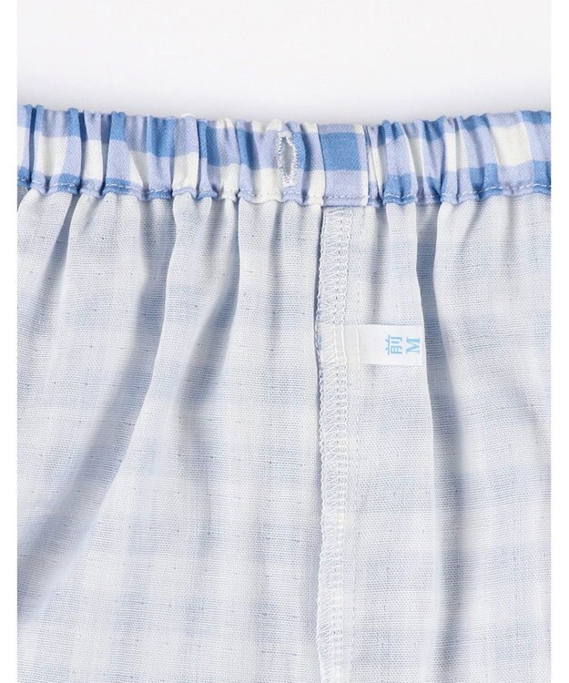 Wing パジャマ 綿100%(本体) 3Lまで対応 大きいサイズ 長袖 長ズボン レディース EP1003 ウイング／ワコール ブルー