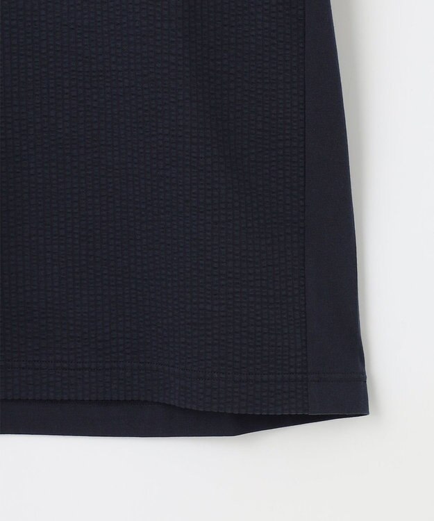 JOSEPH ABBOUD 【キングサイズ・オリジナルオーガニックコットン使用】JOE COTTONサッカークルーネックシャツ ネイビー系