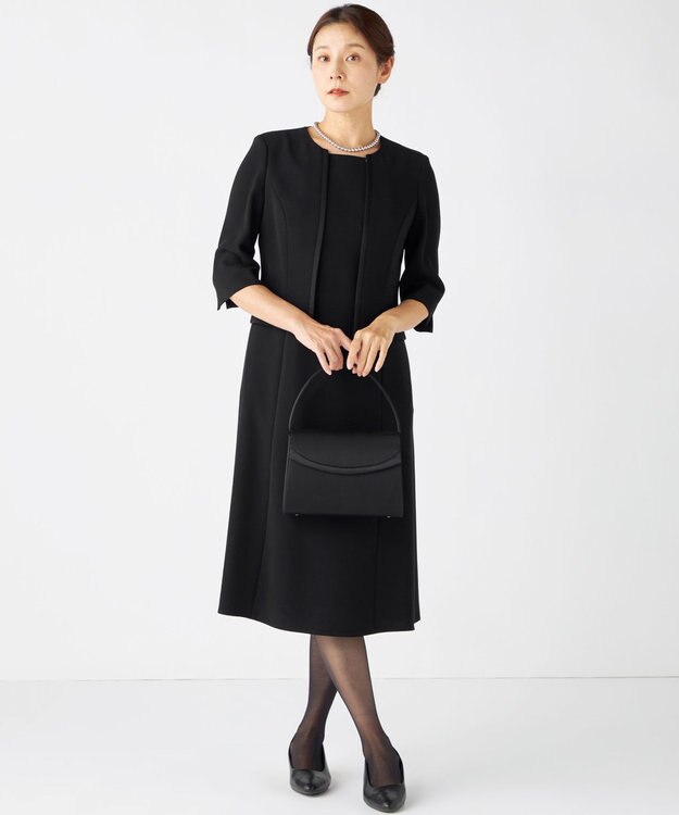 自由区 FORMAL 【定番】シンプルハンドバッグ ブラック系