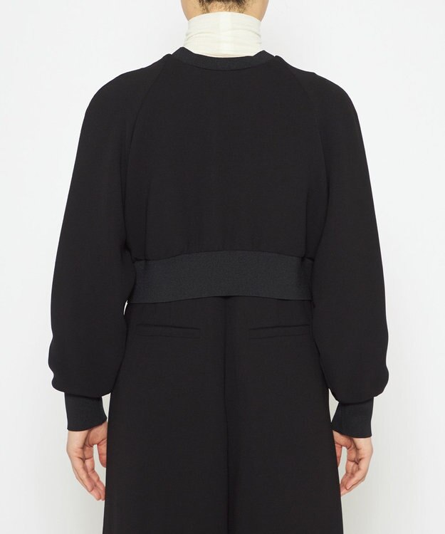 uncrave 【スタイリスト小山田早織さん × uncrave STANDARD】ウォッシャブルダブルクロス 2WAYブルゾン ブラック