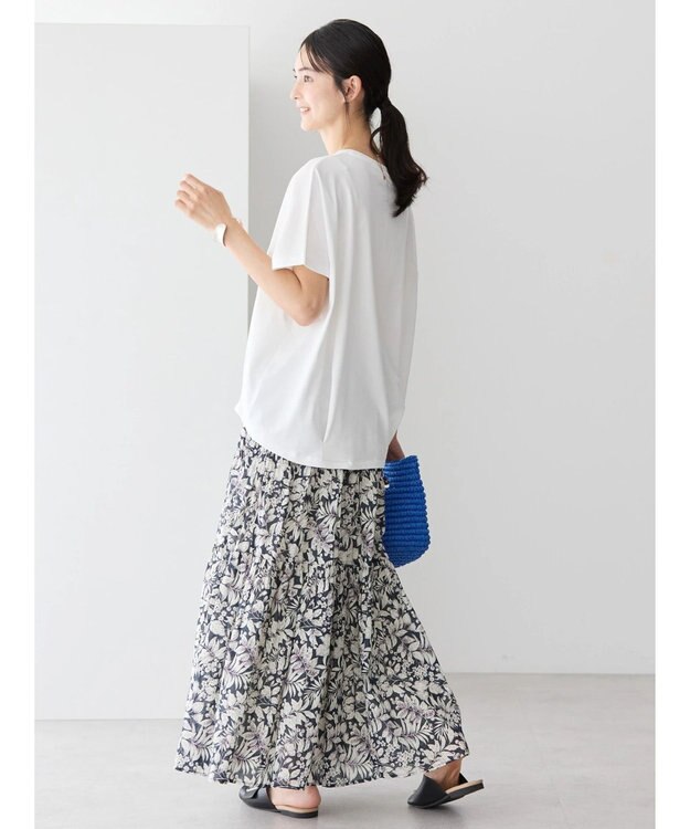 AMERICAN HOLIC 接触冷感裾タックカットプルオーバー Off White