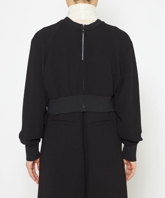 uncrave 【スタイリスト小山田早織さん × uncrave STANDARD】ウォッシャブルダブルクロス 2WAYブルゾン ブラック