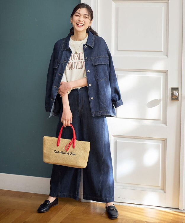 ANY L ルーズバギーデニム インディゴ