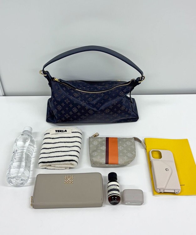 russet ナイロンジャガード2WAYショルダーバッグ(SF-274) Purple/BR