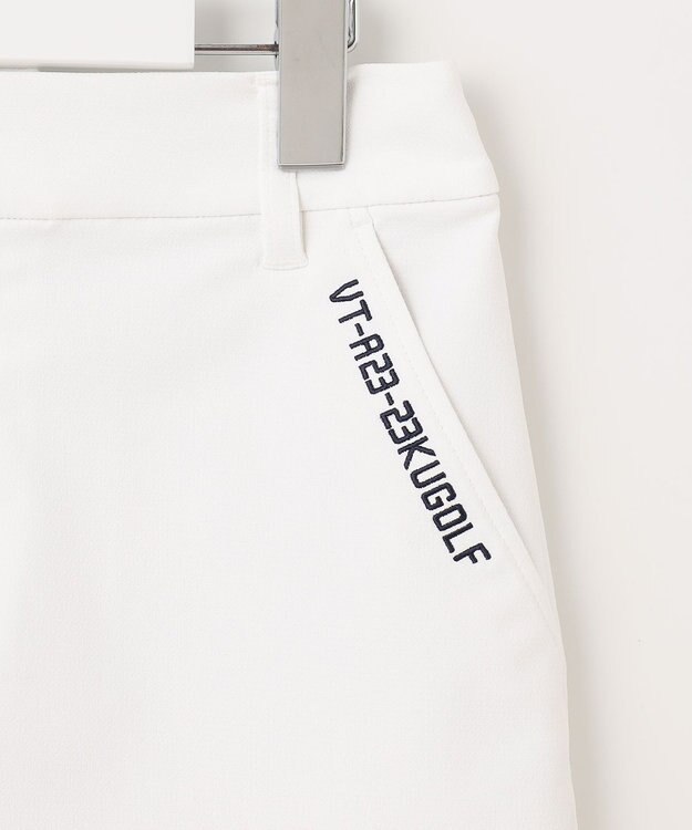 23区GOLF 【WOMEN】【防透/ストレッチ/撥水】スケトラドビーストレッチ モチーフ スカート ホワイト系