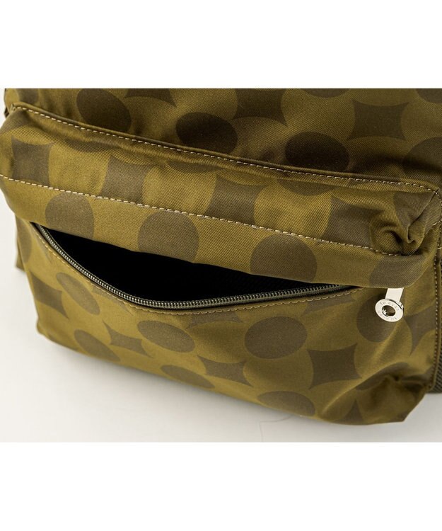 MIYABIYA La quoh with kirakaracho 南蛮七宝ベーシックプリント NEWリュック 鶯(カーキ)