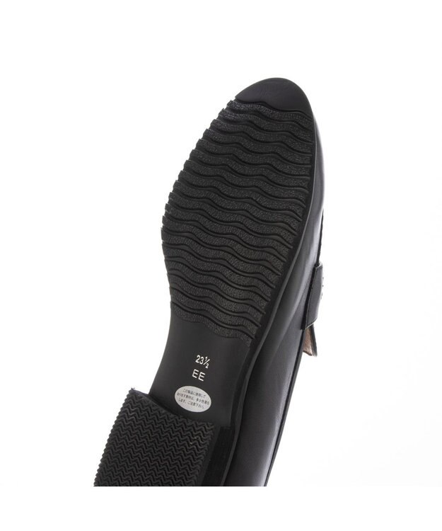 ing <ing>チェーンモチーフローファー ブラック