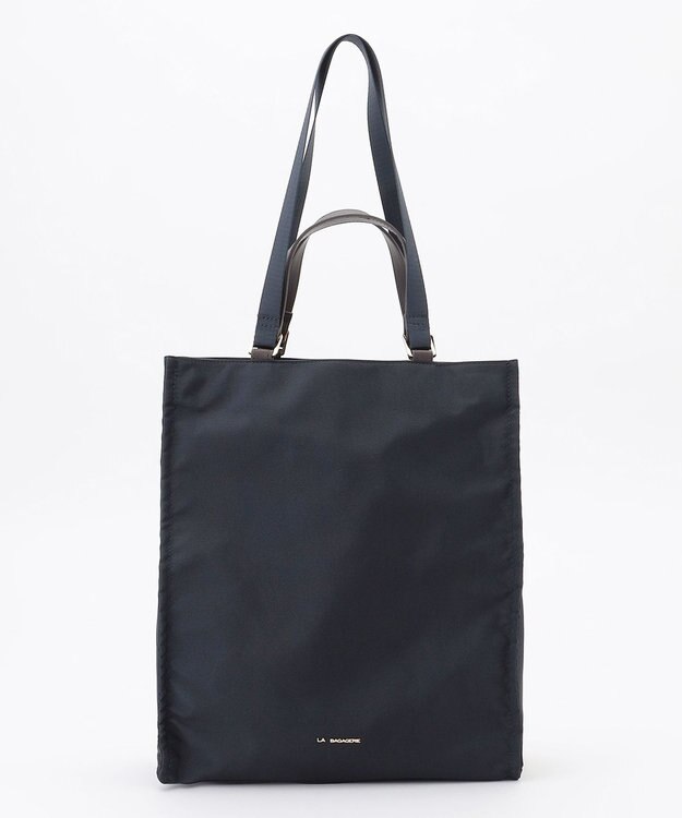 LA BAGAGERIE 縦長スクエアトート ネイビー