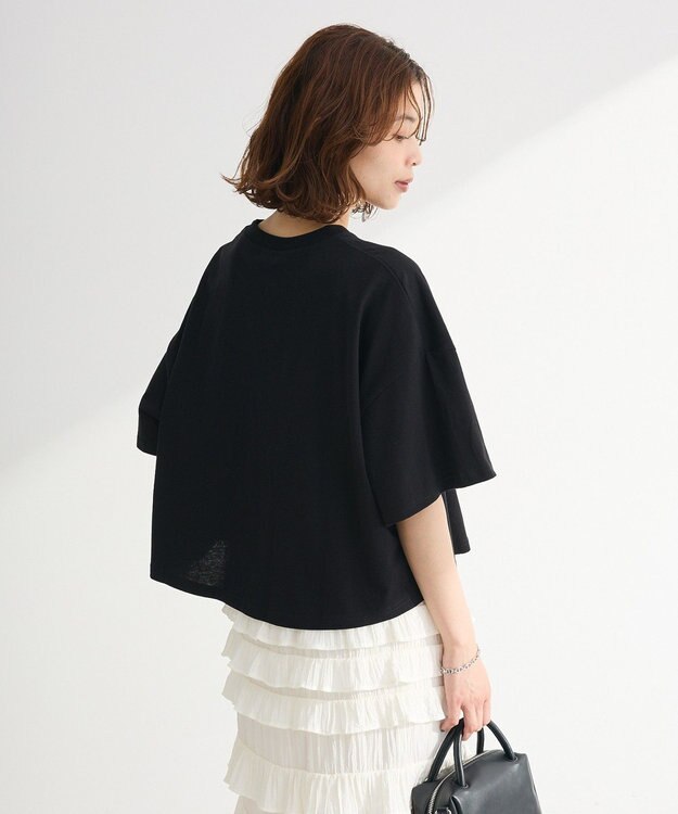 Green Parks ・ＤＯＵＢＬＥ　ＦＬＡＧＳ　レオパードプリントＴＥＥ Black