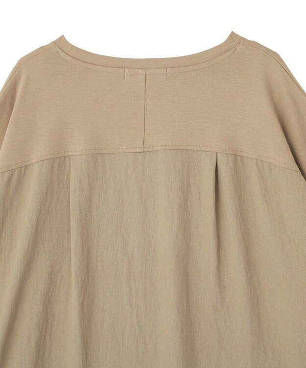 AMERICAN HOLIC 異素材コクーンプルオーバー Mocha