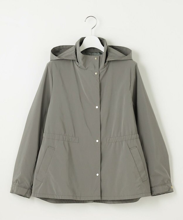 J.PRESS LADIES L 【洗える・撥水】Artirosa フーデッド コート モカグレー系