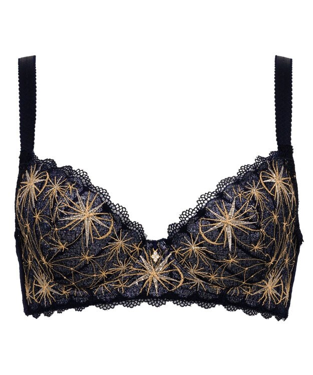 BRADELIS New York 【BRADELIS New York / 育乳補整ブラ・STEP1 集める】ウェンディステップ1ブラ24A2 ブラデリス ブラジャー 補正 ネイビー