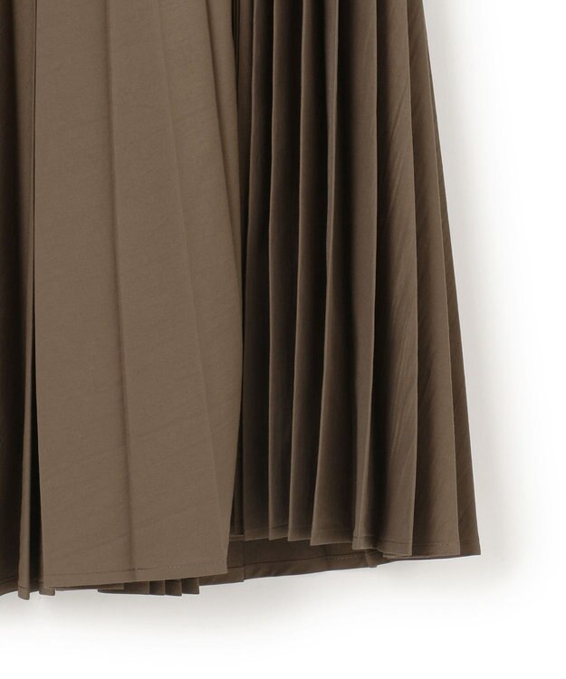 23区 S 【見上愛さん着用/CanCam11月号掲載】パウダリータイプライター プリーツ スカート カーキ系