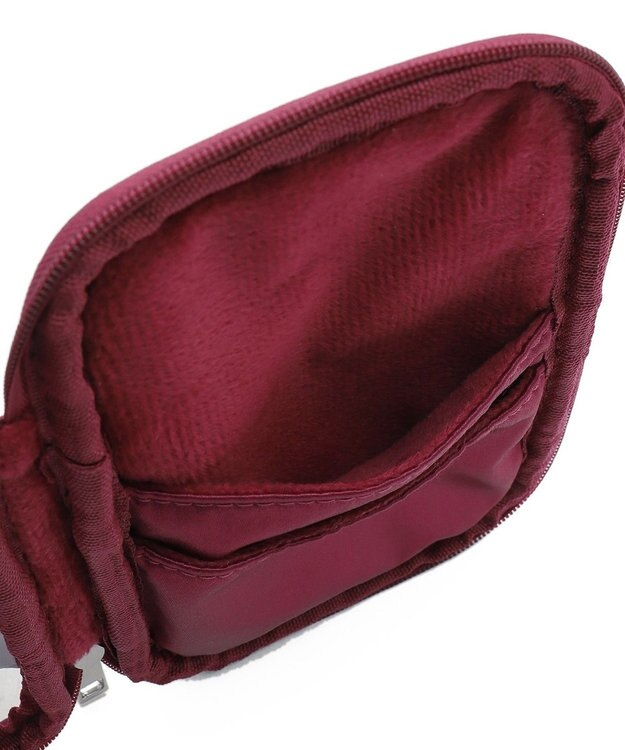 WEGO 【痛バ＆推し活グッズ】ダブルリボンサテンアクスタポーチ ワイン