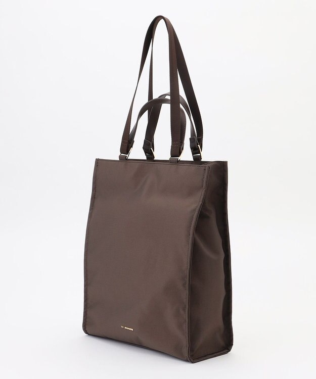 LA BAGAGERIE 縦長スクエアトート チョコ