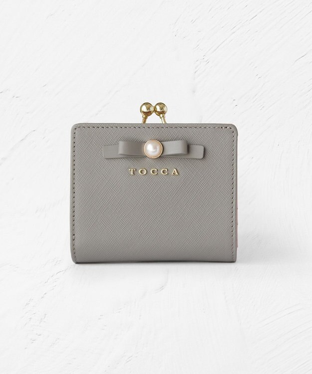 TOCCA PEARL KNOT BIFOLDWALLET 財布 [新色]ライトグレー系