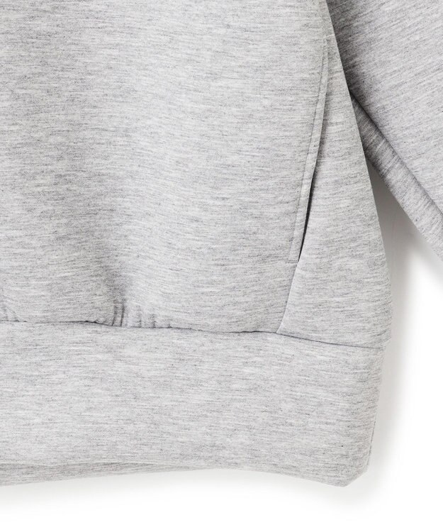 ICB 【WEB限定・洗える】ソフトダンボール フーディ プルオーバー グレー系