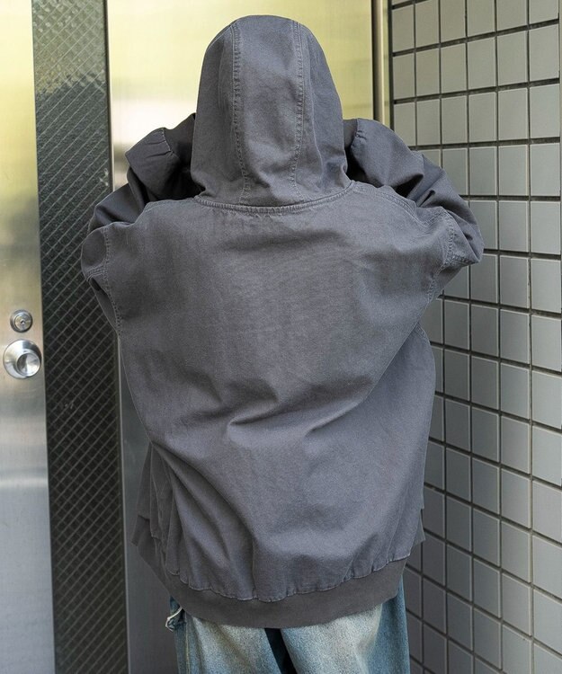 WEGO ワーカーズフードブルゾン ブラック中濃色