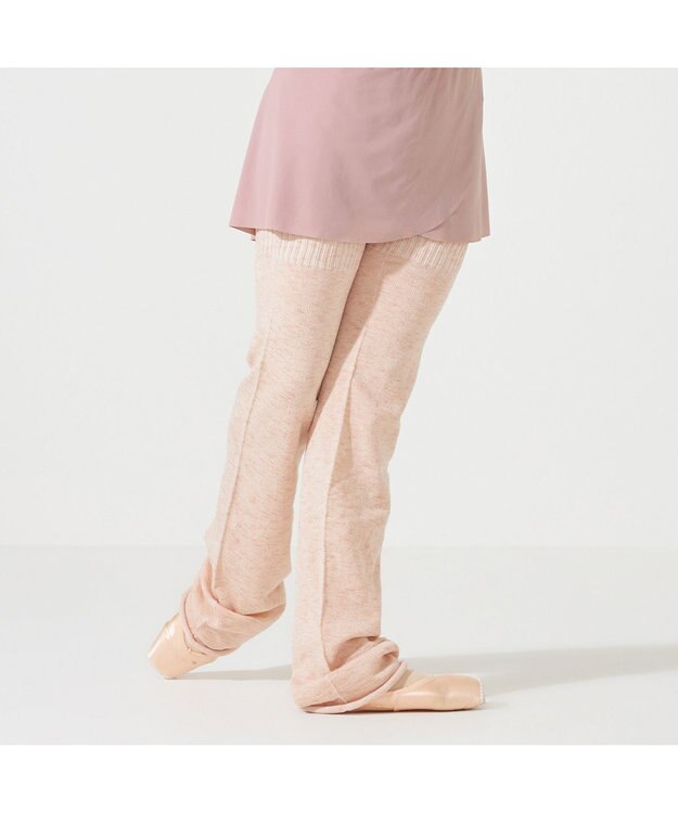 Chacott ◎【Nela ライン】レッグウォーマー ヨーロピアンピン杢