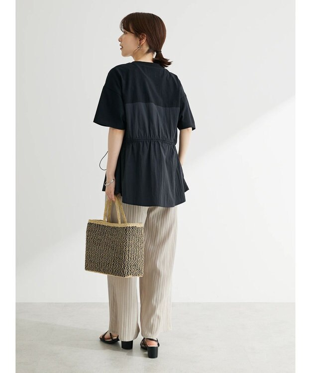 Green Parks 脇ドロストドッキングプルオーバー Black