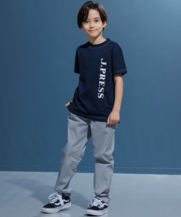 J.PRESS KIDS 【90-130cm】ブランドロゴ ベーシック 半袖Ｔシャツ ネイビー