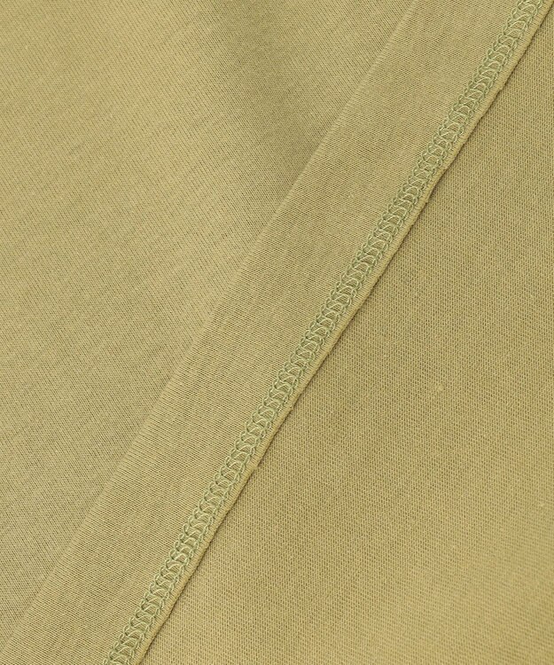 ANY L モックネックフレンチスリーブプルオーバー マスタード