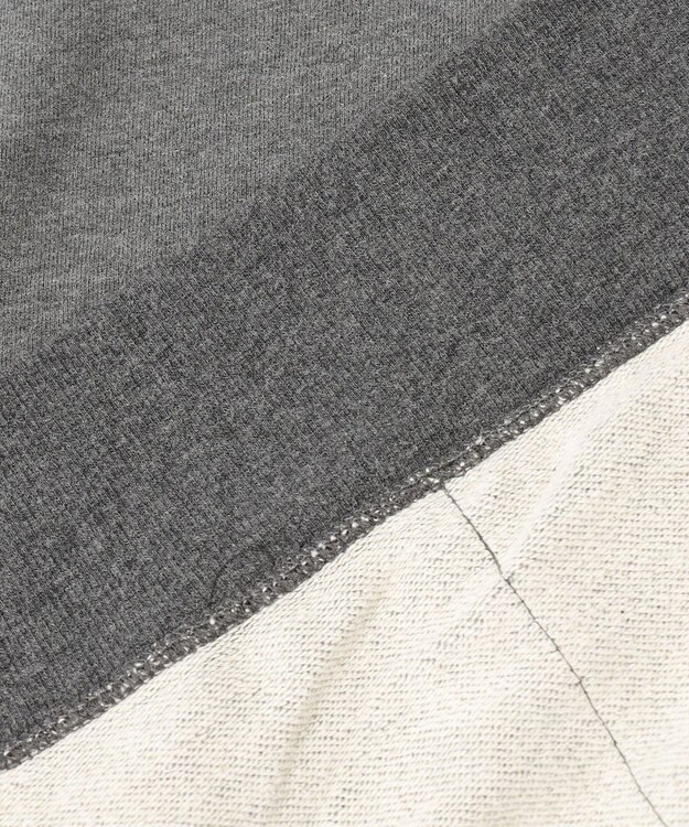 JOSEPH ABBOUD MOUNTAIN 【SPACE／UNISEX】OGパイルエンブロイダリー パーカー グレー系