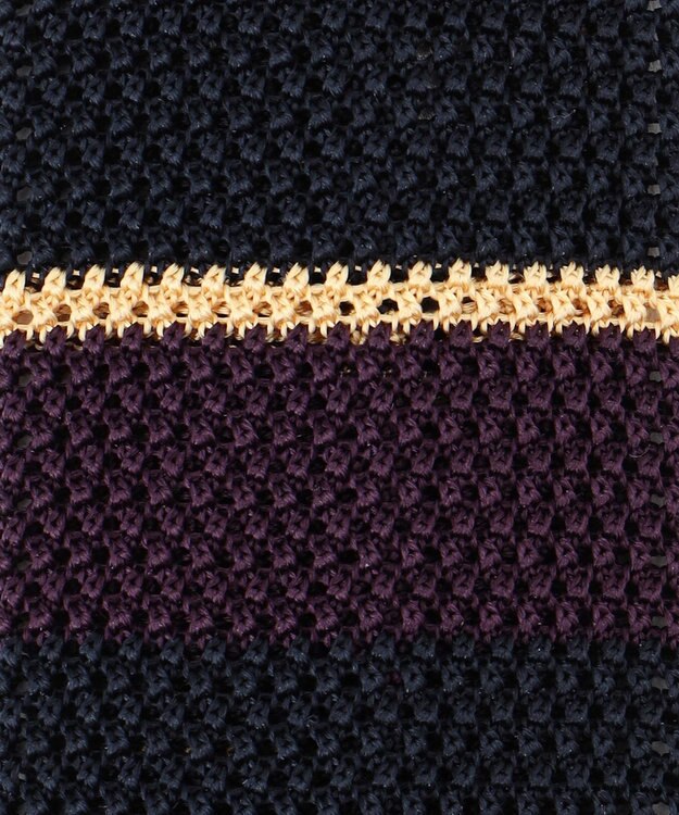 J.PRESS MEN レジメンタルニットタイ パープル系2