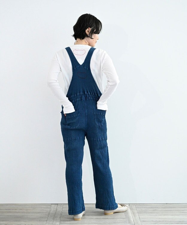 crêprie tsumori chisato creperie INDIGO JUMPSUIT クレプリ インディゴサロペット INDIGO NAVY