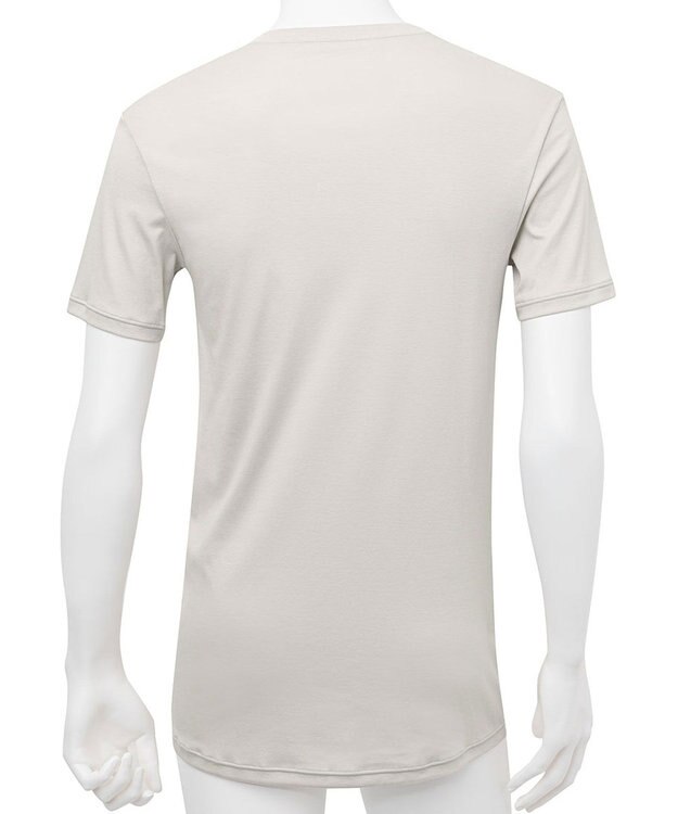 WACOAL MEN WACOAL MEN あったかインナー Vネック 3分袖 綿100％ 保温性 やわらかさが続く 静電気が起こりにくい 毛玉になりにくい 後裾長め設計 インナー メンズ WL5102 /ワコールメン グレー