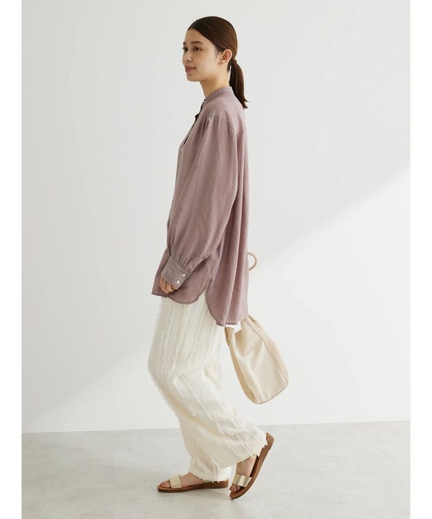 Green Parks ・ＳＵＧＡＲ　ＳＰＯＯＮ　フリンジジャカードパンツ Ivory