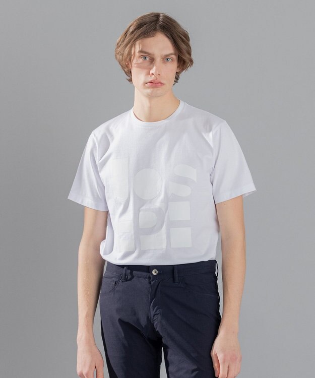 JOSEPH HOMME ダイアグラムプリント Tシャツ ホワイト系