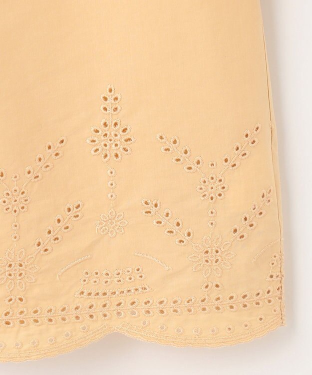 J.PRESS LADIES 【WEB限定カラーあり・洗える】セルロース刺繍 ブラウス イエロー系