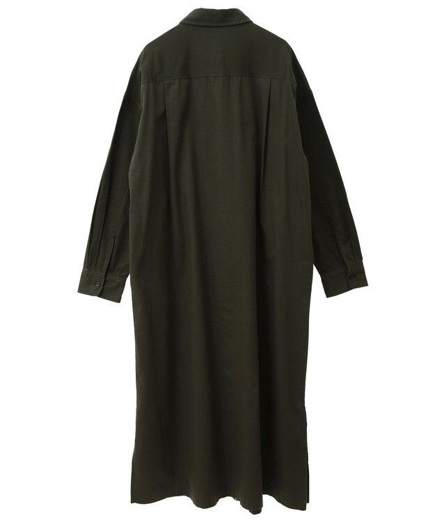 CRAFT STANDARD BOUTIQUE 刺繍入ツイルワンピース Black