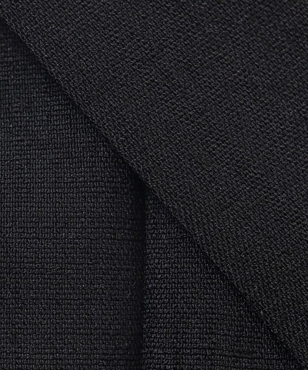 自由区 【カタログ掲載・セットアップ対応・接触冷感・UVカット・洗える】ライトリネンライクテーパード パンツ ブラック