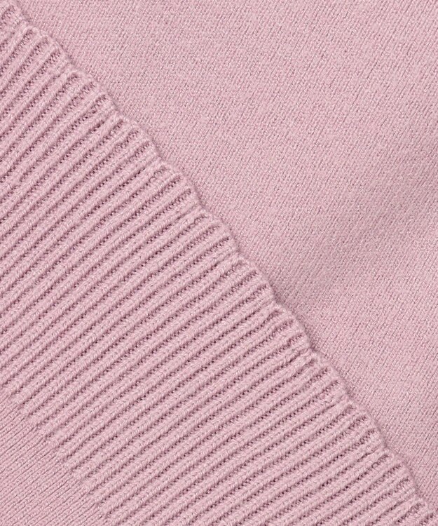 ANY KIDS 首フリルしあわせタッチニット ピンク