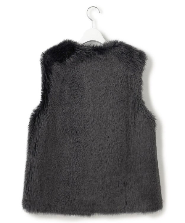 23区 L ECOPEL エコファー ジレ グレー系