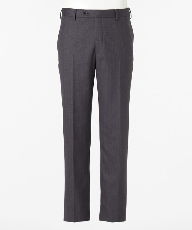 J.PRESS MEN 【ESSENTIAL CLOTHING】ヘリンボーンストライプ スーツ/総裏 グレー系1