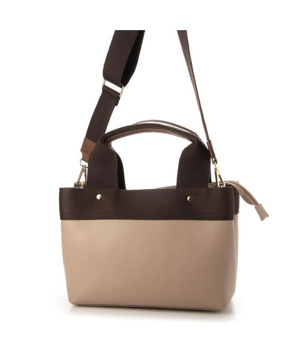 UNBILLION cachecache テープディテール2wayパーテーショントート オーク