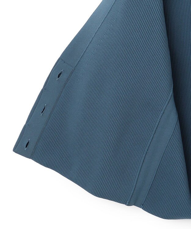 ICB 【洗える】リサイクルポリエステルハイゲージ カーディガン ダルブルー系