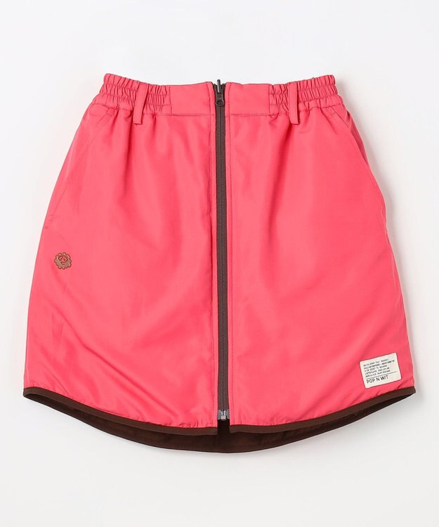 PW CIRCULUS 【WOMEN】キルティング中綿リバーシブルスカート  ゴルフウェア レディース ダークブラウン系