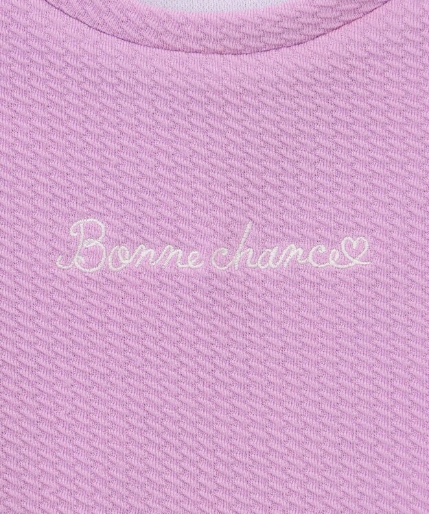 ANY KIDS 【UVカット】2WAYショルダーセパレート水着 ラベンダー×ラベンダーチェック